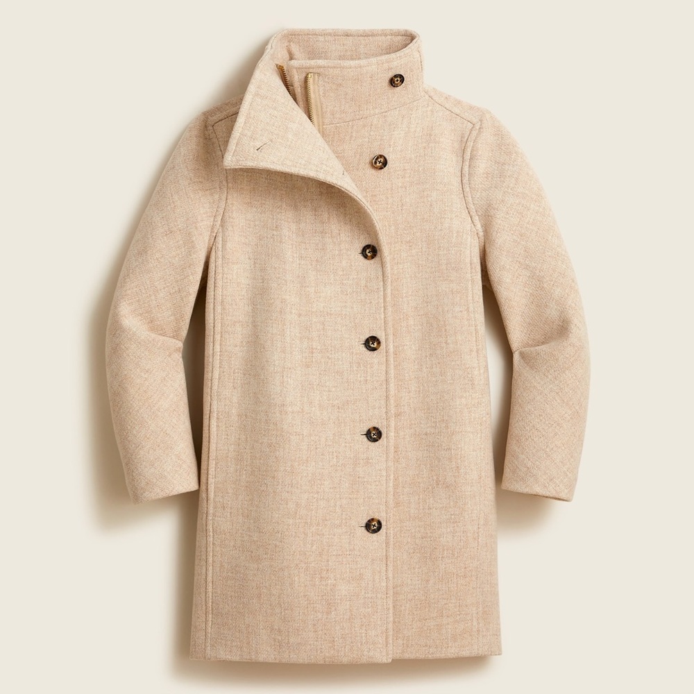 NWT J Crew Villa in Italian stadium cloth wool Size 4